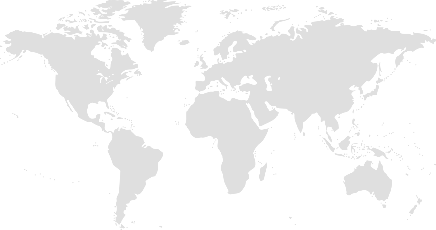 World map showing Codimite office locations